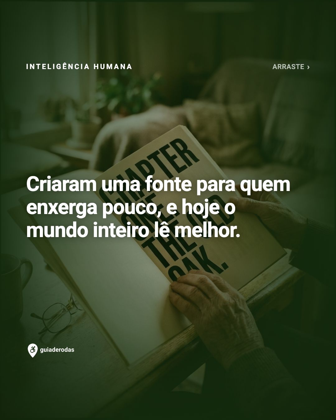 Capa · Fonte de alta legibilidade